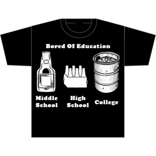 AM/PM Ink: Bored of Education T-Shirt