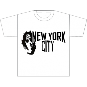 AM/PM Ink: NYC Lennon White T-Shirt