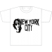 AM/PM Ink: NYC Lennon White T-Shirt
