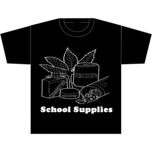AM/PM Ink: School Supplies T-Shirt