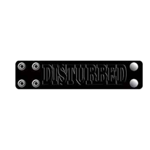 Disturbed: Leather Wrist Cuff