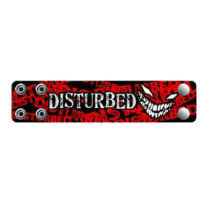 Disturbed: Crazy Face Wrist Cuff
