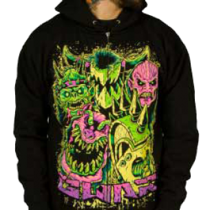 GWAR: Faces Zippered Hoodie
