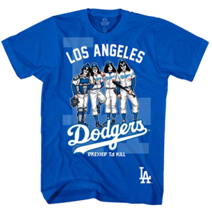 Kiss: Los Angeles Dodgers T-Shirt