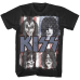 Kiss: Red, White, Blue Faces T-Shirt