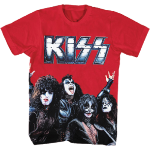 Kiss: Metal Logo Group T-Shirt