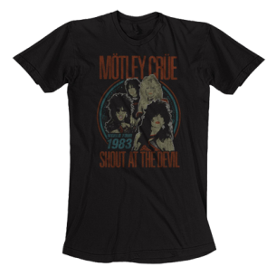 Motley Crue: Vintage Shout T-Shirt