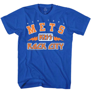 NY Mets: Kiss Rock City T-Shirt