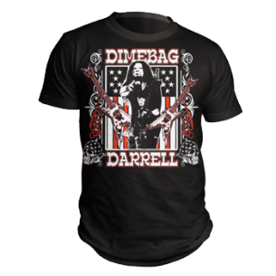Dimebag Darrell: Guitar Flag T-Shirt