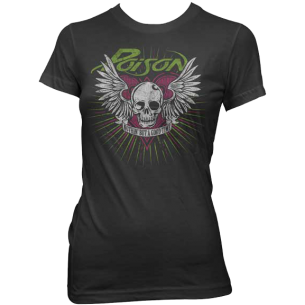Poison: Skull Wings Girlie Tee
