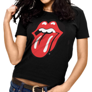 Rolling Stones: Logo Girlie Tee
