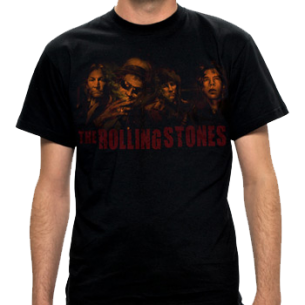 Rolling Stones: Smoke Band Photo T-Shirt