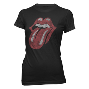 Rolling Stones: Tongue Logo Girlie Tee