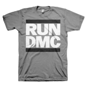 Run DMC: Greyscale Logo T-Shirt