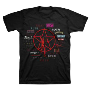 Rush: Evolution of Logo T-Shirt
