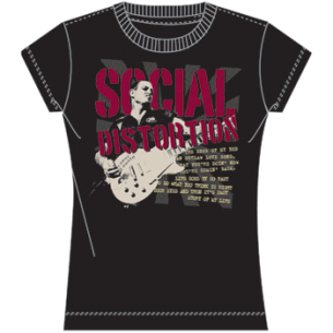Social Distortion: Story Of My Life Girlie Tee