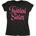 Twisted Sister: Script Logo Girlie Tee