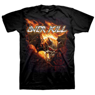 Overkill: Bat Skull of Fire T-Shirt